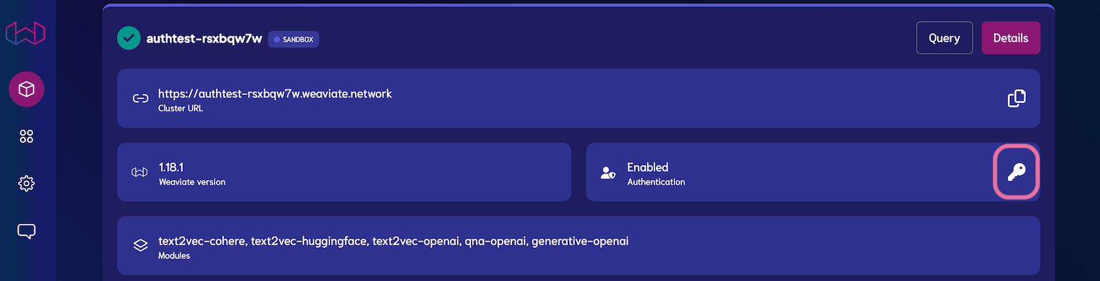 Weaviate Cloud服务中的API密钥管理